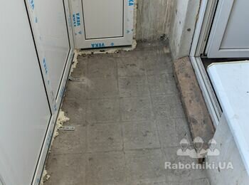 Внутрішнє оздоблення та ремонт двох балконів під ключ (після встановле