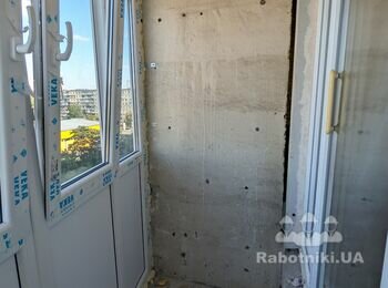 Внутрішнє оздоблення та ремонт двох балконів під ключ (після встановле