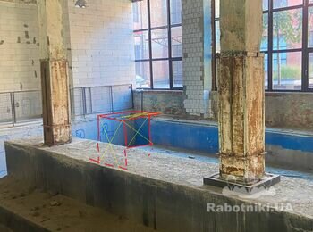 Кладка піноблока - приямок з гідрошзоляцією