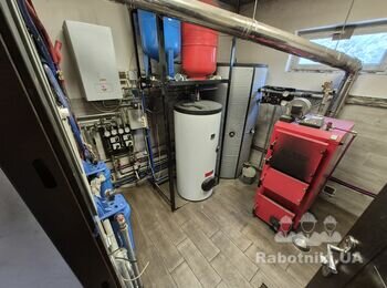 Роботи по котельній часного будинку