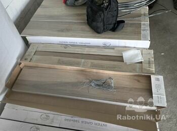 Укладка кафеля 215м2