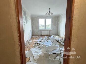 Потрібно виконати комплексний ремонт (без меблів та стель) у квартирі