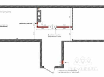 Демонтаж потім монтаж перегородок