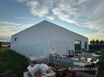 Фасадные работы, гибкий кирпич