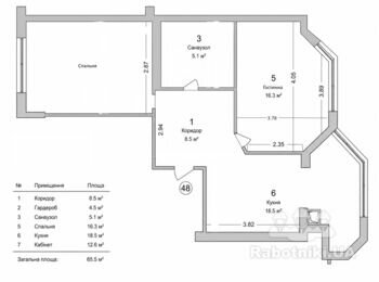 Укладання плитки двохкімнатна квартира
