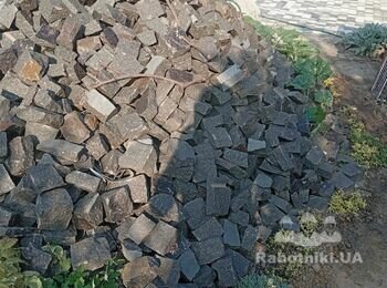Укладання тротуарної плитки і гранітної бруківки