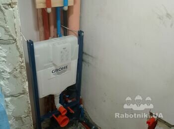 Вкладання плитки та монтаж коробу
