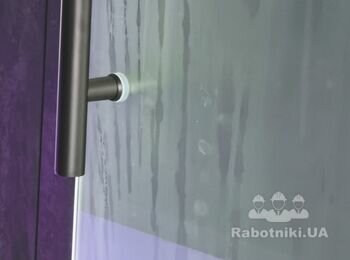 Чистка матованного скла....