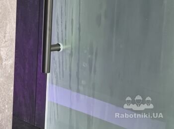 Чистка матованного скла....
