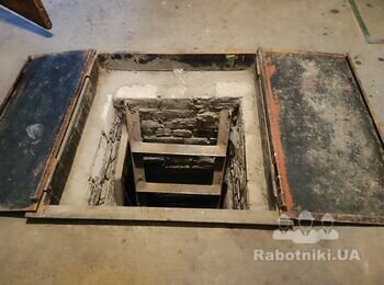 Монтаж люка напольного под плитку