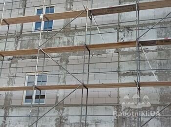 Монтаж строительных лесов
