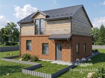 Построить каркасный 2 этаж и кровлю 1 этажного дома 75 м2