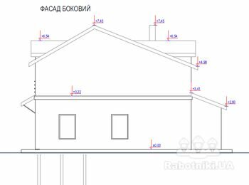 Построить каркасный 2 этаж и кровлю 1 этажного дома 75 м2