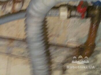 Заміна сталевої труби 52 см: діаметр-20.07 мм на кухні