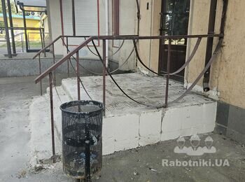 Ремонт фасада пола, ступенек, кладка плитки