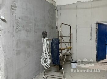 Ремонт помещения раздевалки с душевой 60м2