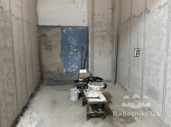 Ремонт помещения раздевалки с душевой 60м2