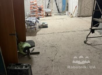 Ремонт помещения раздевалки с душевой 60м2