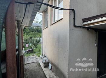 Утеплення фасаду пінопластом 150квадратів