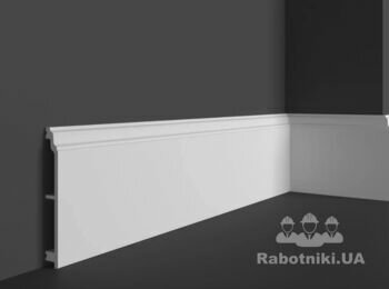 Монтаж плінтусу з поліуретану, 27 м