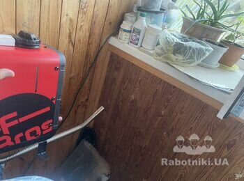 Алмазное бурение (3 отверстия) + монтаж выхлопа дизельного отопителя.