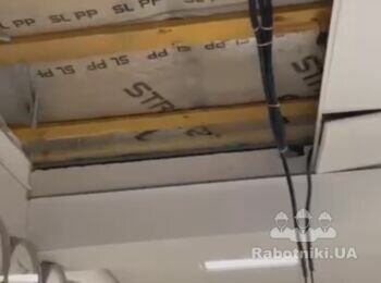 Монтаж підвісної стелі (Амстронг) 100 м2