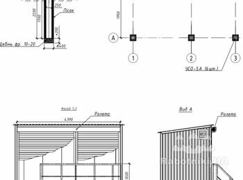 Виготовлення споруди на металевому каркасі