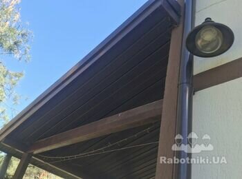Реконструкція, утеплення та підшивка стелі тераси/ґанку під ключ