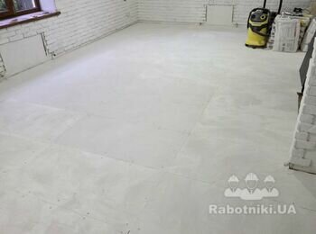 Укладка плитки 60х120, кімната 34м2.