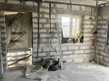Штукатурка стін машинна 250 м.кв