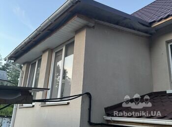 Утеплення пінопластом 140кв з покраскою. Можливо зразу зробити підшиву