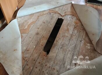 Капітальний ремонт підлоги 40 кв.м. в будинку с.Власівка Київська обл.
