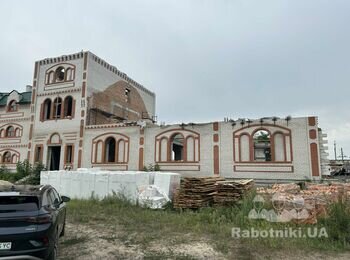Монолітні роботи, кладка газоблоку