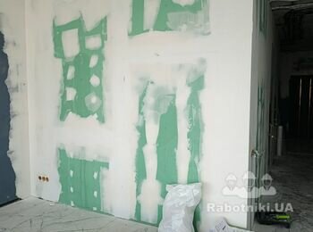 Пофарбувати стіни 190м2 (по підлозі), дефектовка дверні відкоси