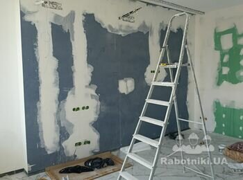 Пофарбувати стіни 190м2 (по підлозі), дефектовка дверні відкоси
