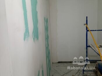 Пофарбувати стіни 190м2 (по підлозі), дефектовка дверні відкоси