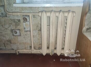 Заміна чавунного радіатора на біметалевий(5-6 секцій)