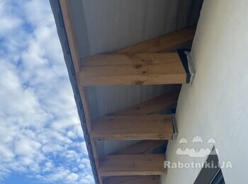 Підшивка звисів даху 54 м.п.