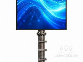 Встановлення каркасів з LED-екранами на опори
