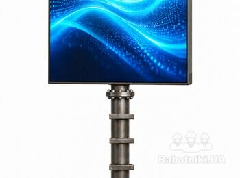 Встановлення каркасів з LED-екранами на опори