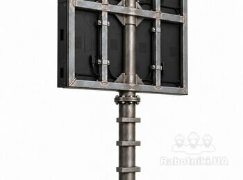 Встановлення каркасів з LED-екранами на опори