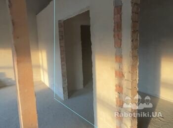 Демонтаж стяжки 5см та перестінку