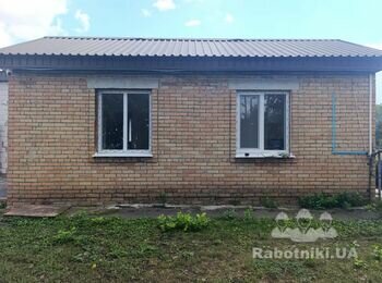 Фасад одноповерхового будику