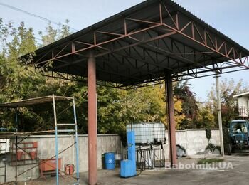 Потрибно пофарбувати металеві драбини навіс