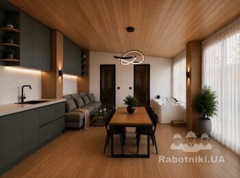 Укладка 68 кв.м. керамогранитной и 59 п.м. клинкерной плитки