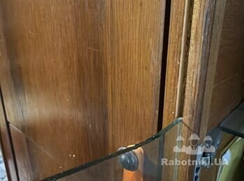 Вставить стекло в деревянны сервант
