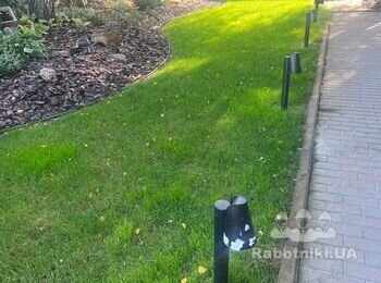Заміна вуличних світильників на ділянці