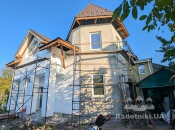 Утеплення фасаду пінопласт, барашек