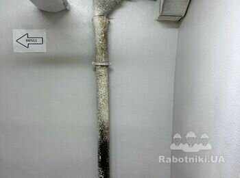 Замена канализационной трубы д110
