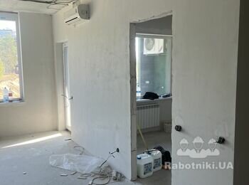 Розводка електрики частково